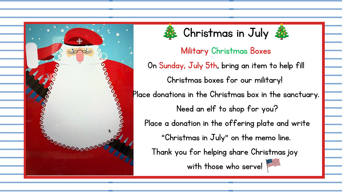 Christmas in July